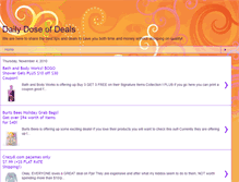 Tablet Screenshot of dailydoseofdeals.blogspot.com