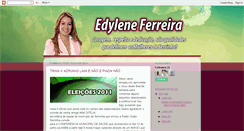 Desktop Screenshot of edyleneferreira.blogspot.com