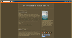 Desktop Screenshot of dvcwomen.blogspot.com