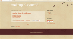 Desktop Screenshot of makeup-olssonxdd.blogspot.com