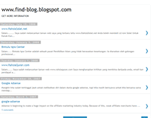 Tablet Screenshot of find-blog.blogspot.com