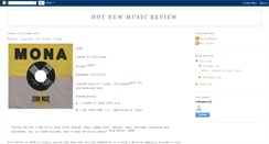 Desktop Screenshot of hotnewmusicreview.blogspot.com