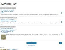 Tablet Screenshot of galvestonbay.blogspot.com