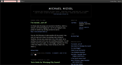 Desktop Screenshot of michaelniziol.blogspot.com
