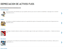 Tablet Screenshot of depreciacionactivosfijos.blogspot.com