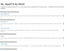 Tablet Screenshot of me-myself-n-my-world.blogspot.com