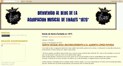 Desktop Screenshot of agrupacionmusicaldelinares.blogspot.com