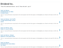 Tablet Screenshot of dividendinc.blogspot.com