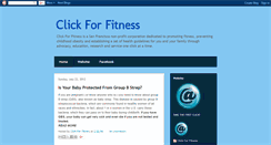 Desktop Screenshot of clickforfitness.blogspot.com