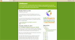 Desktop Screenshot of lifesharers.blogspot.com