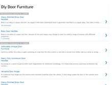 Tablet Screenshot of diydoorfurniture.blogspot.com