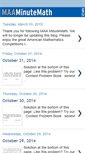 Mobile Screenshot of maaminutemath.blogspot.com