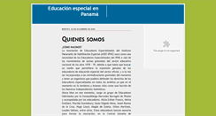 Desktop Screenshot of educacionespecialpanama.blogspot.com