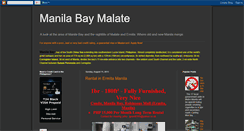 Desktop Screenshot of manila-bay-malate.blogspot.com