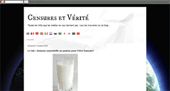 Desktop Screenshot of censures-et-verite.blogspot.com