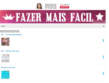 Tablet Screenshot of fazermaisfacil.blogspot.com