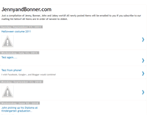 Tablet Screenshot of jennyandbonner.blogspot.com