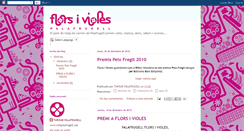 Desktop Screenshot of florsiviolespalafrugell.blogspot.com