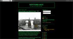 Desktop Screenshot of deptfordmisc.blogspot.com