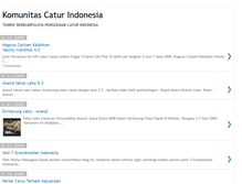 Tablet Screenshot of komunitascaturindonesia.blogspot.com