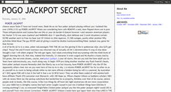 Desktop Screenshot of pogo-jackpot-secret.blogspot.com