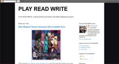 Desktop Screenshot of playreadwrite.blogspot.com