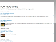 Tablet Screenshot of playreadwrite.blogspot.com