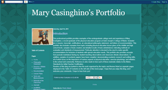 Desktop Screenshot of marycasinghino.blogspot.com