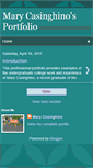 Mobile Screenshot of marycasinghino.blogspot.com