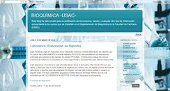 Desktop Screenshot of bioquimica-farmacia-usac.blogspot.com