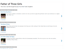 Tablet Screenshot of fatherof3girls.blogspot.com