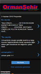 Mobile Screenshot of ormansehirim.blogspot.com