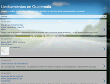 Tablet Screenshot of linchamientos.blogspot.com