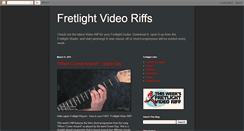 Desktop Screenshot of fretlightriff.blogspot.com