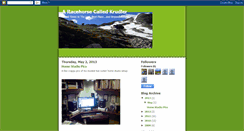 Desktop Screenshot of krudlerblog.blogspot.com