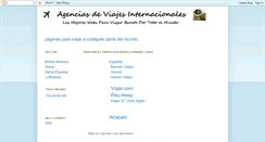 Desktop Screenshot of agenciasdeviajesinternacionales.blogspot.com