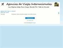 Tablet Screenshot of agenciasdeviajesinternacionales.blogspot.com