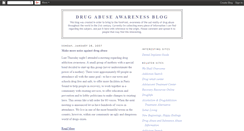 Desktop Screenshot of drugabuse-awareness.blogspot.com