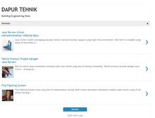 Tablet Screenshot of dapurtehnik.blogspot.com