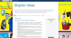 Desktop Screenshot of brighterideaspromo.blogspot.com