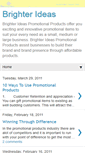 Mobile Screenshot of brighterideaspromo.blogspot.com