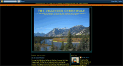 Desktop Screenshot of dillingerchronicals.blogspot.com