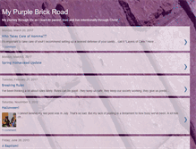 Tablet Screenshot of mypurplebrickroad.blogspot.com