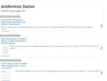 Tablet Screenshot of antifeministsite.blogspot.com