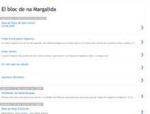 Tablet Screenshot of elblocdenamargalida.blogspot.com
