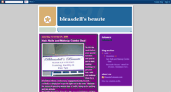 Desktop Screenshot of bleasdellsbeaute.blogspot.com