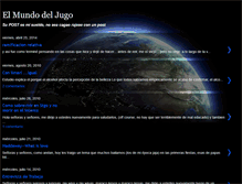 Tablet Screenshot of elmundodeljugo.blogspot.com