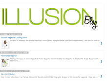 Tablet Screenshot of illusionmagazineblog.blogspot.com