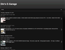 Tablet Screenshot of dins-e-garage.blogspot.com