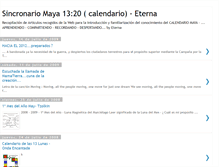 Tablet Screenshot of calendariomayasteres.blogspot.com